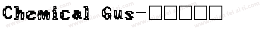 Chemical Gus字体转换
